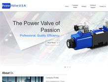 Tablet Screenshot of powervalveusa.com